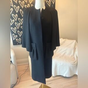 Vintage Gucci Wool Coat, PTP 17”